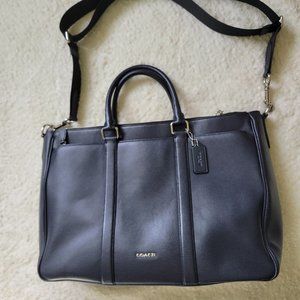 Coach Perry Metropolitan Tote Navy - Excellent Used Condition